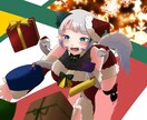 かっこいい、かわいい1枚絵描きます かわいい笑顔やかっこいい雰囲気が得意です！ イメージ1