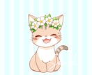 ゆるくてかわいい！猫ちゃんのイラストをお描きします アイコンやグッズにオススメ◎目を惹く可愛い猫のイラスト イメージ8
