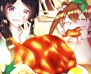 商用利用可能なイラスト制作承ります アイコンや立ち絵、キャラデザから一枚イラストまで承ります。 イメージ9