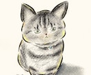絵本風の優しいペットイラストをお描きします 絵本のタッチで見返したくなる！かわいいペットの姿そのままに！ イメージ8