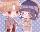 良コスパ！SNSアイコンサイズのイラスト描きます 多ジャンル対応！量産・地雷系からポップなイラストまで幅広く イメージ3