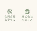ハイクオリティ・高級×洗練なロゴをデザインします ブランド力が伝わる洗練されたロゴを提案 イメージ3