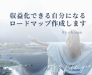 収益化できる自分になるロードマップ作成します 収益化できる自分になって理想の未来を手に入れよう イメージ1