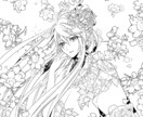 小説の挿絵お描きします 華やかなイラストをお届けします! イメージ6