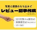 かんたんな写真撮影◎商品レビュー記事を作成します リアルな写真と感想でコンテンツが賑わう！SEO対策あり◎ イメージ1