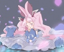 MVやサムネなどに使える個性的なイラスト描きます キュートな絵柄で印象◎あなたの活動お手伝いします！ イメージ2