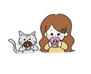 ゆるっと可愛いイラスト描きます ころんと可愛い、見るだけでほっこりするイラスト イメージ1