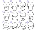 個人用・企業用LINEスタンプ・絵文字作ります 安くて可愛い！サンプルから選べて簡単です。 イメージ3