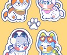 ポップでメルトでキュートなイラスト描きます 人物でも動物でも対応可能！サムネイル等の利用にも！ イメージ9