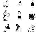 モノクロでおしゃれな線画お描きします お気に入りの写真を線画イラストにしてお届けします。 イメージ1