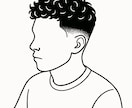 SNSアイコン用のシンプル線画イラスト作成します シンプルかつ印象的。ミニマル線画であなたの魅力を引き出します イメージ4