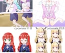 かわいい女の子のキャラクターイラストを描きます アイコンやグッズ、SNS活動など様々な用途に対応できます！ イメージ4