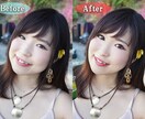 人物レタッチ【2枚1000円】承ります 性別年齢問わずどんな写真でも綺麗に仕上げます イメージ2