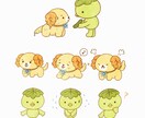 商用OK◎ほっこりかわいい！ゆるキャラ作成します 企業様、個人様向けに！アイコン等の制作もセットで可能です◎ イメージ2