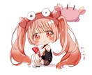 イラスト制作します デフォルメ.可愛いイラストが得意です！キャラクター作成します イメージ1
