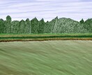 自然や街の背景を描きます 絵の具で書いたようなタッチで描きます! イメージ2