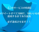 毎日100RT！14日間ツイートを拡散します 14ツイートすべて100RT、いいねされるまで期間延長します イメージ6