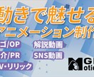 伝わる動画を動きで演出します 情報を視覚的にわかりやすく作ります イメージ1