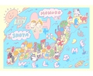 ゆるくてかわいいウェルカムボードを作成します 結婚式 ウェディング wedding イメージ1