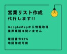指定業種の営業先リストを作成します 業界業種を問わず店舗や企業情報収集し、Excelで納品します イメージ1