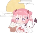 デフォルメイラストお描きします アイコン・フラスタ・アクキー等に！ イメージ3