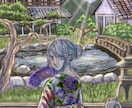 カラーの一枚絵作成します キャラクター＋背景のデジタルイラスト イメージ5