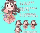 最短3日！商用込SD〜全身キャライラスト描きます 動画やIRIAM用の立ち絵〜SDまでなんでも承ります イメージ3