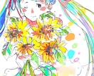 ･ﾟ::ﾟあなたの必要としている絵を水彩風に描きます･ﾟ::ﾟ イメージ1