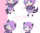 可愛いミニキャラ描きます SNS・動画・ブログなどにミニキャラはいかがですか？ イメージ6