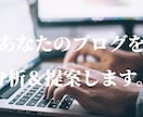 あなたのブログをSEO的に分析＆提案します 月収5桁ブロガーが、本気で稼ぎたい方へアドバイスします イメージ1