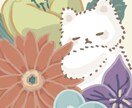 かわいいイラストを描きます 動物や花のイラストが得意です！ イメージ3