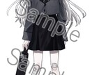 女の子の立ち絵描きます オリジナルキャラクターの女の子の立ち絵を描きます イメージ3