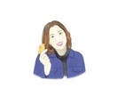 アイコンやプレゼントに可愛い似顔絵を作ります お洒落なポストカードもプレゼントします！ イメージ4