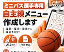 ミニバス選手の試合動画を分析します お子さんの課題・次に取り組む練習までを徹底整理します！ イメージ1