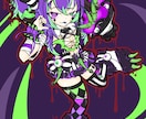 サムネやグッズにオススメの一枚絵描きます 様々な用途で使える派手で目を引く一枚を イメージ1