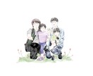 ほんのり優しいカラーで思い出を彩るイラスト描きます 【今だけ価格】記念日・家族写真・カップル・アイコン等 イメージ3
