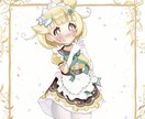 ゆめかわな女の子やアイドルのような女の子を描きます 二次利用料込み！ミニキャラは小物2つまで無料！ イメージ1