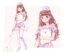 ガーリーキュートな女の子イラストお描きします かわいいアイコン・サムネ・立ち絵★ボーイッシュ女子や男性も◎ イメージ8