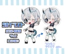 SDイラスト製作■表情差分もいたします 2等身〜3等身のチビキャライラストを製作☆表情差分も承ります イメージ1
