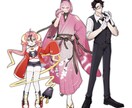 アイコン/1枚絵/立ち絵描きます 配信用やグッズ用、キービジュアルなど制作致します イメージ5