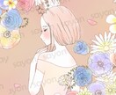 商用利用可・完成品の手描きイラストを販売しています ダウンロードするだけ/ウエディングフラワー/アイコン イメージ1