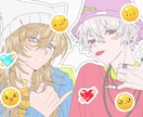 動画サムネやグッズのイラスト承ります 歌ってみたのイラストやメンシの一枚絵などにご活用ください！ イメージ9