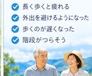親の歩き方や疲れやすさを一緒に考えます 本当に大切なのは「親がこれからも好きなことを続けられること」 イメージ2