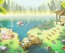 広告やグッズに使える可愛らしいイラストを制作します ちょっとしたイラストが欲しいあなたに イメージ1