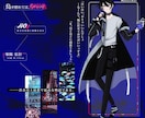 Vtuber、TRPG立ち絵ディスプレイ制作します お安くシナリオやキャラの雰囲気を伝えるディスプレイを作成！ イメージ3