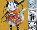 細部もしっかり！デフォルメちびキャラクター描きます 細部までしっかり！デフォルメ・ミニ・ちびキャラクター描きます イメージ4