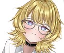 キラキラ髪少女のイラスト描きます アイコンや動画のサムネイル等に！ イメージ1