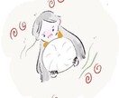 似顔絵・挿絵！ゆるくてかわいいイラスト描きます 手書き風であたたかみのある、ゆるかわなイラストをお届けします イメージ7