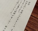 履歴書･サンキューカード･宛名など代筆いたします 書き慣れていない等、お困りの方のお手伝いいたします。 イメージ3
