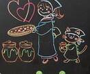 お店・イベントなどのオリジナル看板、お描きします ほんわかチョークアートでお店の魅力やおすすめを伝えませんか イメージ7